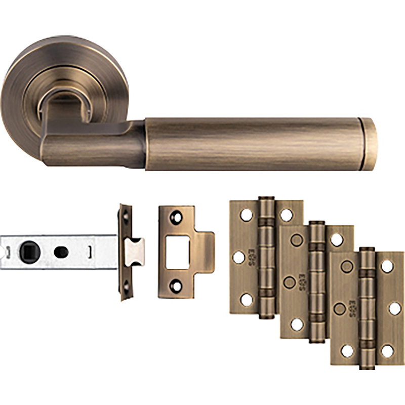 Carlisle Brass Belas Door & Latch Pack Antique Brass | Compare The Build