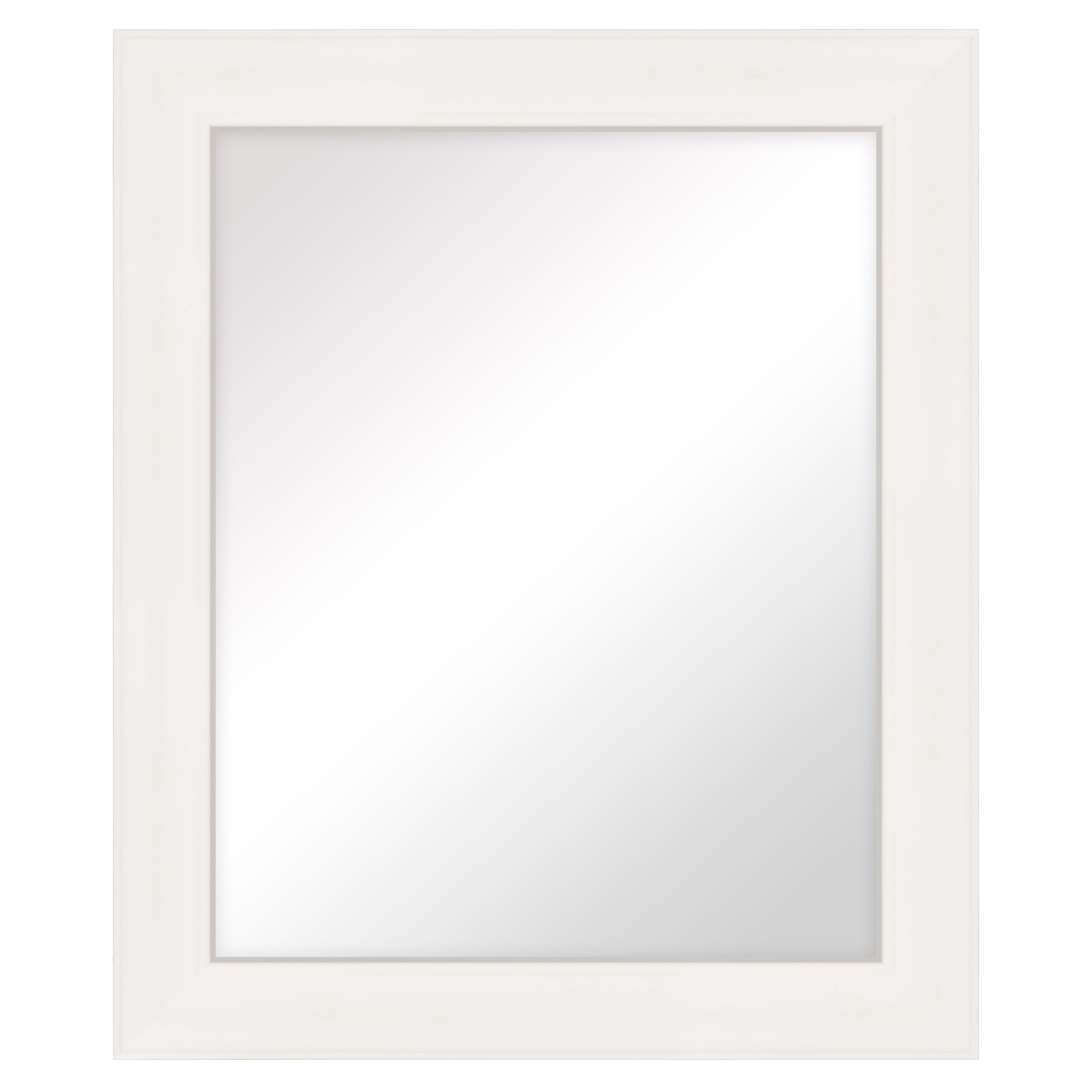 Colours Ganji Matt White Curved Framed Mirror (H)626mm (W)22mm Price Comparisons | Compare The Build