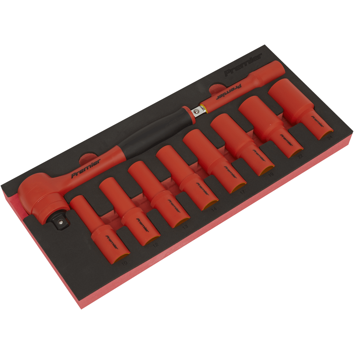 Sealey 10 Piece 1/2" Drive VDE Insulated Socket Set in Module Tray 1/2" Price Comparisons | Compare The Build