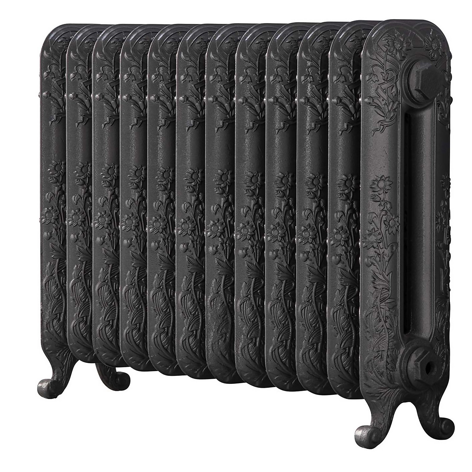 Arroll Cast Iron Radiator 814 X 600 - Cast Grey Price Comparisons | Compare The Build