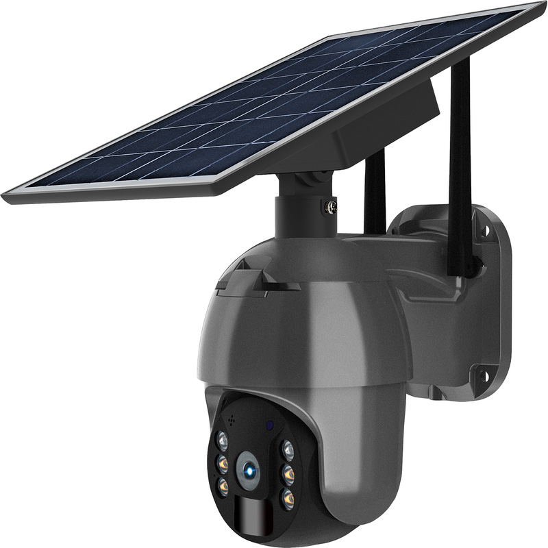 V-TAC 4G Outdoor Solar Security Camera Black IP65 Price Comparisons | Compare The Build