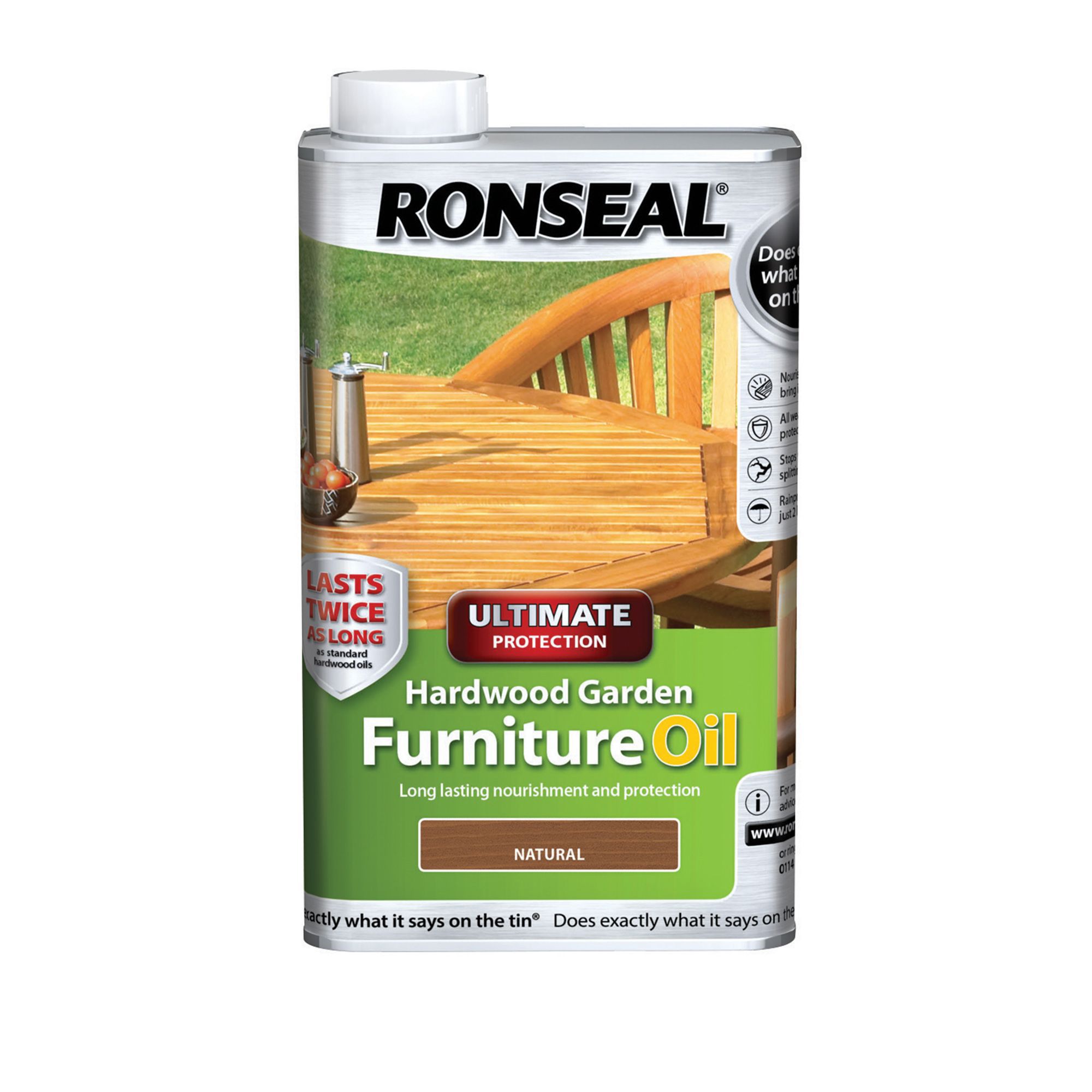 Ronseal Ultimate Natural Furniture Wood Oil, 500Ml Price Comparisons | Compare The Build