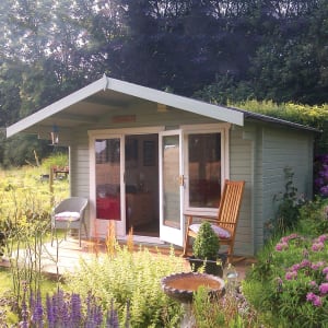 Shire Gisburn 12 x 8ft Double Door Log Cabin Price Comparisons | Compare The Build