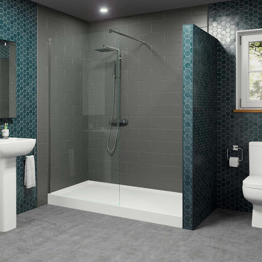 Diamond Walk In Shower Enclosure 1700 x 700mm - 1100mm Screen & Easy Plumb Tray - 8mm | Compare The Build