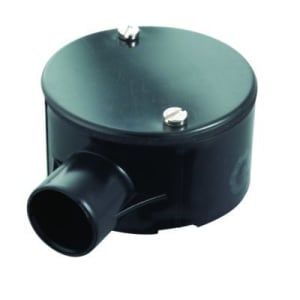 TTE Black 1 Way Conduit Terminal Box - 25mm Price Comparisons | Compare The Build