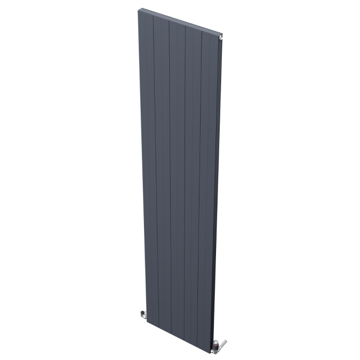 Apollo Malpensa Aluminium Vertical Radiator, Anthracite Flat, 1800mm x 400mm Price Comparisons | Compare The Build