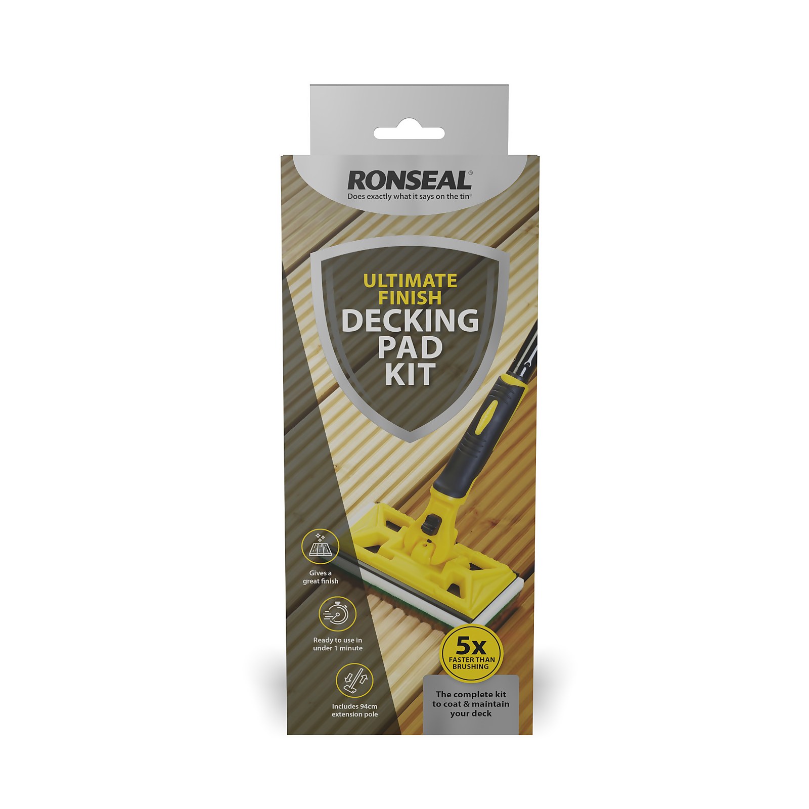 Ronseal Ultimate Finish Decking Pad Kit Price Comparisons | Compare The Build