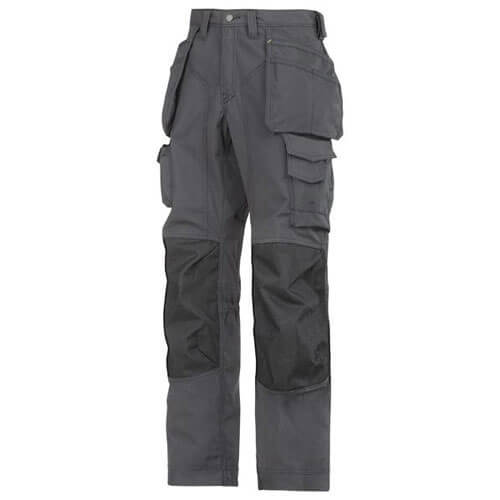 Snickers 3223 Mens Rip Stop Floor Layer Work Trousers Black / Grey 30" 35" Price Comparisons | Compare The Build