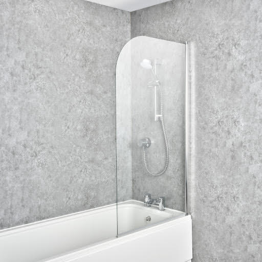 Mira Elevate Curved Bath Shower Screen 800mm - 5mm | Compare The Build