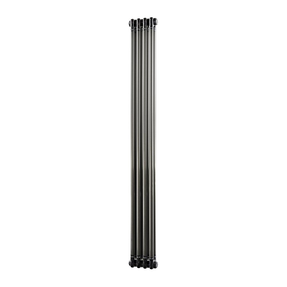 Trade Direct 2 Column Vertical Radiator, Raw Metal, 1800mm x 196mm | Compare The Build