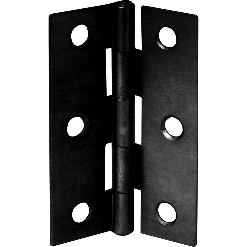 Perry Butt Hinge 100mm (2 Pack) in Black Steel Price Comparisons | Compare The Build