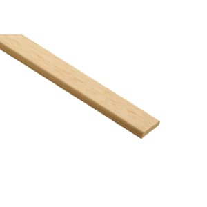 Wickes Light Hardwood D-shape Moulding - 18 x 6 x 2400mm Price Comparisons | Compare The Build