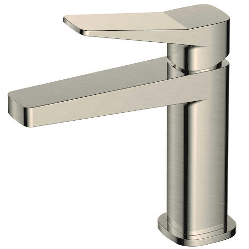 RAK Petit Square Basin Mixer Tap - Brushed Nickel | Compare The Build