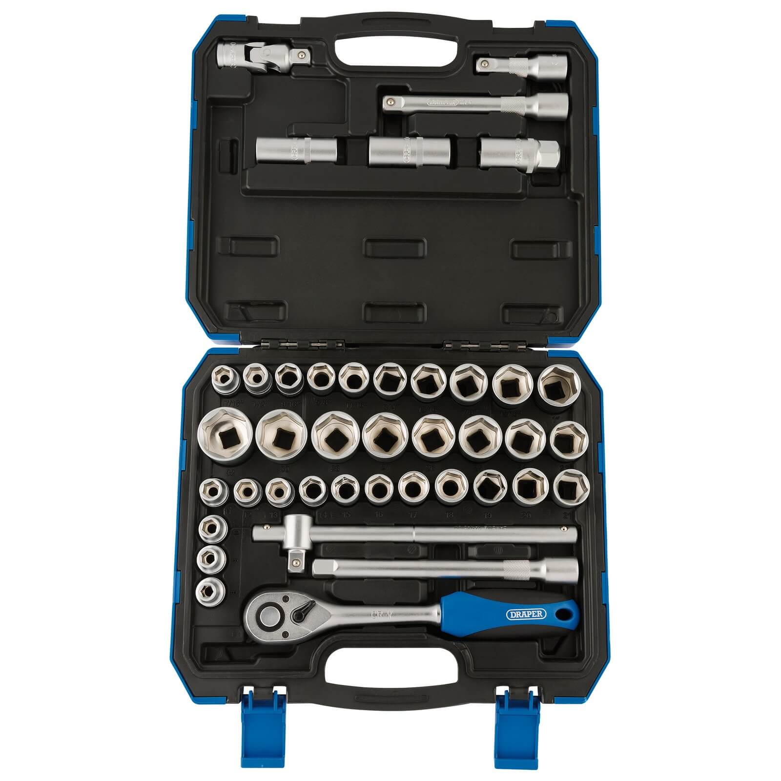 Draper 41 Piece 1/2" Drive Hexagon Socket Set Metric and Imperial 1/2" Price Comparisons | Compare The Build