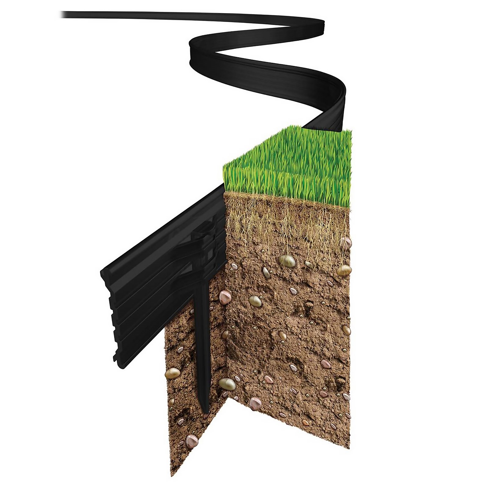 Swift Edge Garden Edging - 18m - Black Price Comparisons | Compare The Build