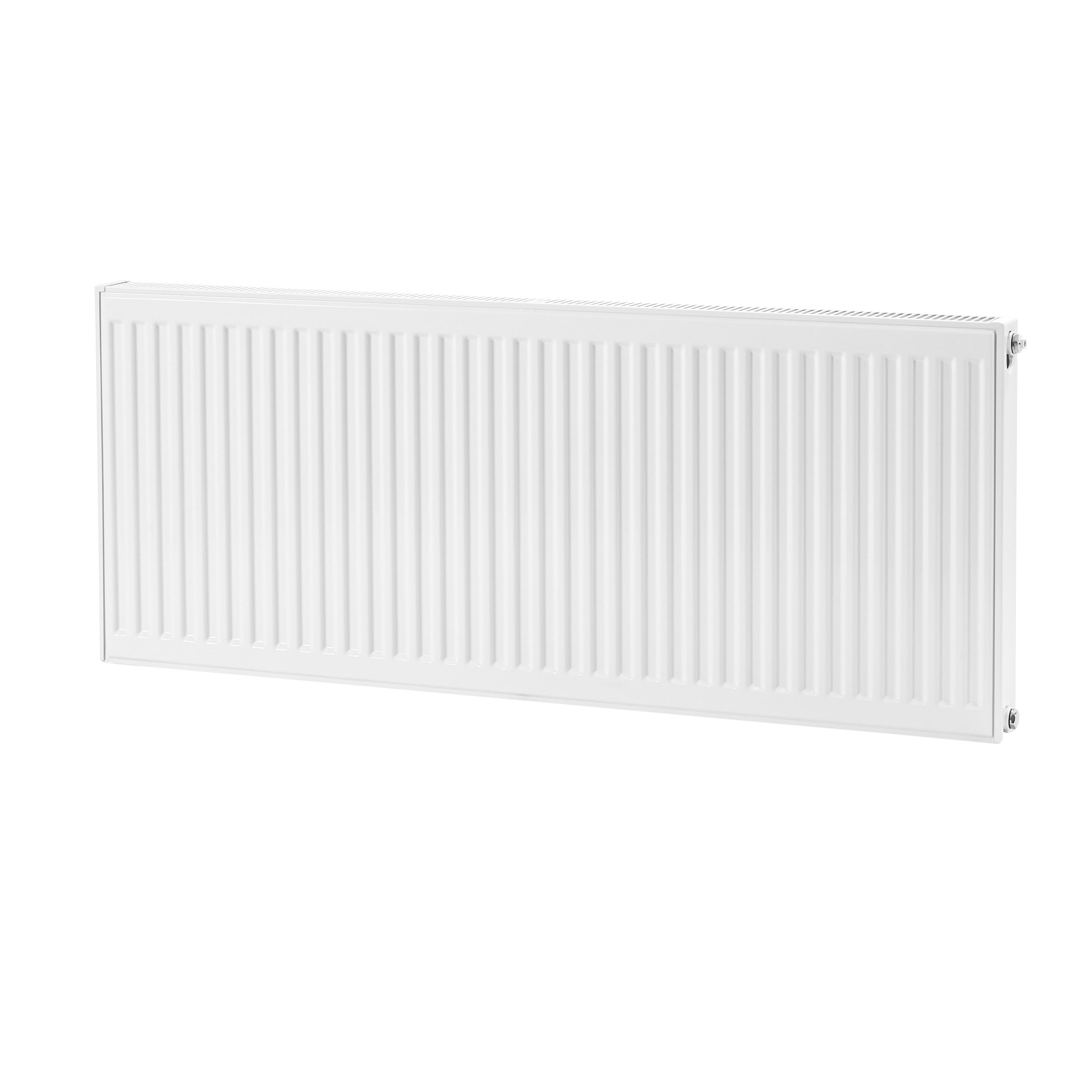 Flomasta White Type 21 Double Panel Radiator, (W)1200mm X (H)500mm Price Comparisons | Compare The Build