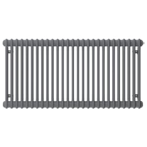 Henrad 3 Column Concept Designer Radiator - Slate Grey 600 x 1268 mm Price Comparisons | Compare The Build