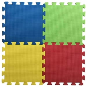 Warm Floor Assorted Interlocking Floor Tiles for Garden Buildings - 6 x 7ft | Compare The Build