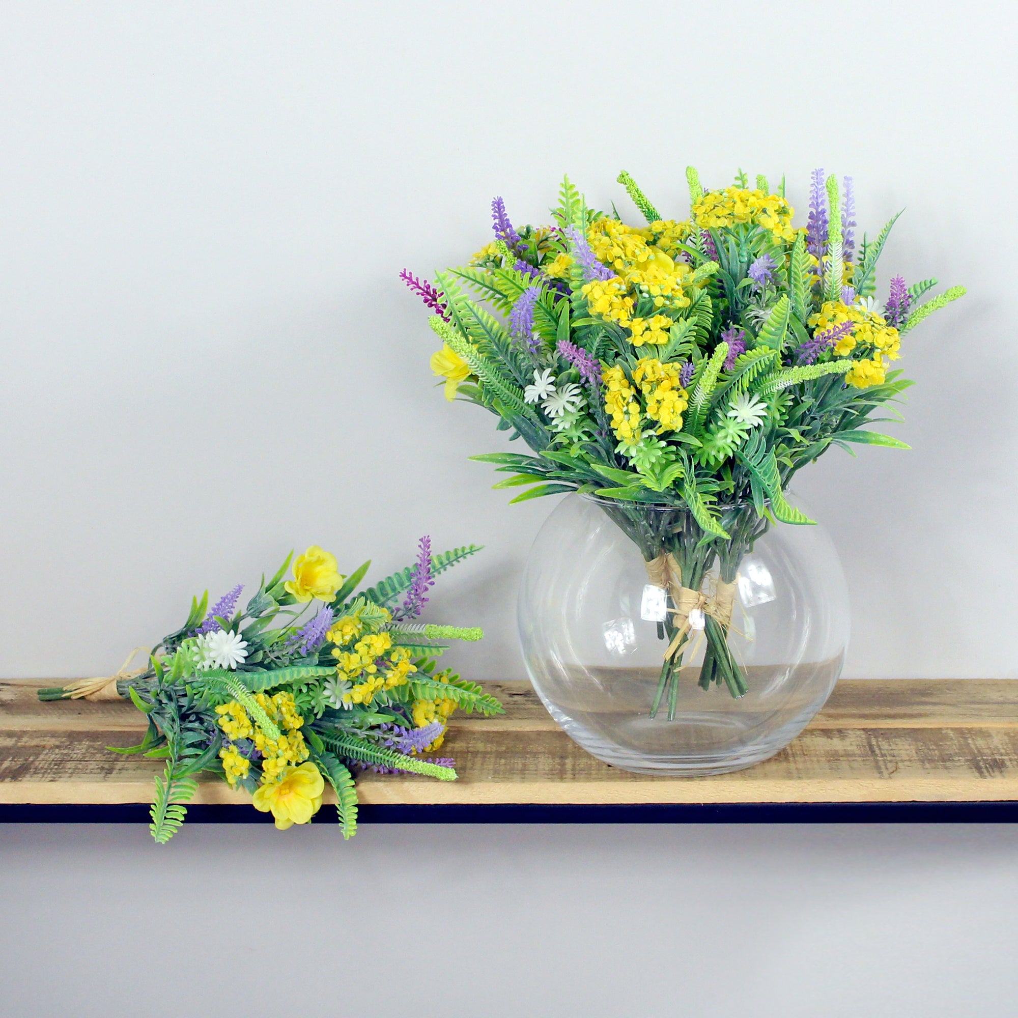 Bundle of 6 Wildflower 32cm Green/Yellow Price Comparisons | Compare The Build