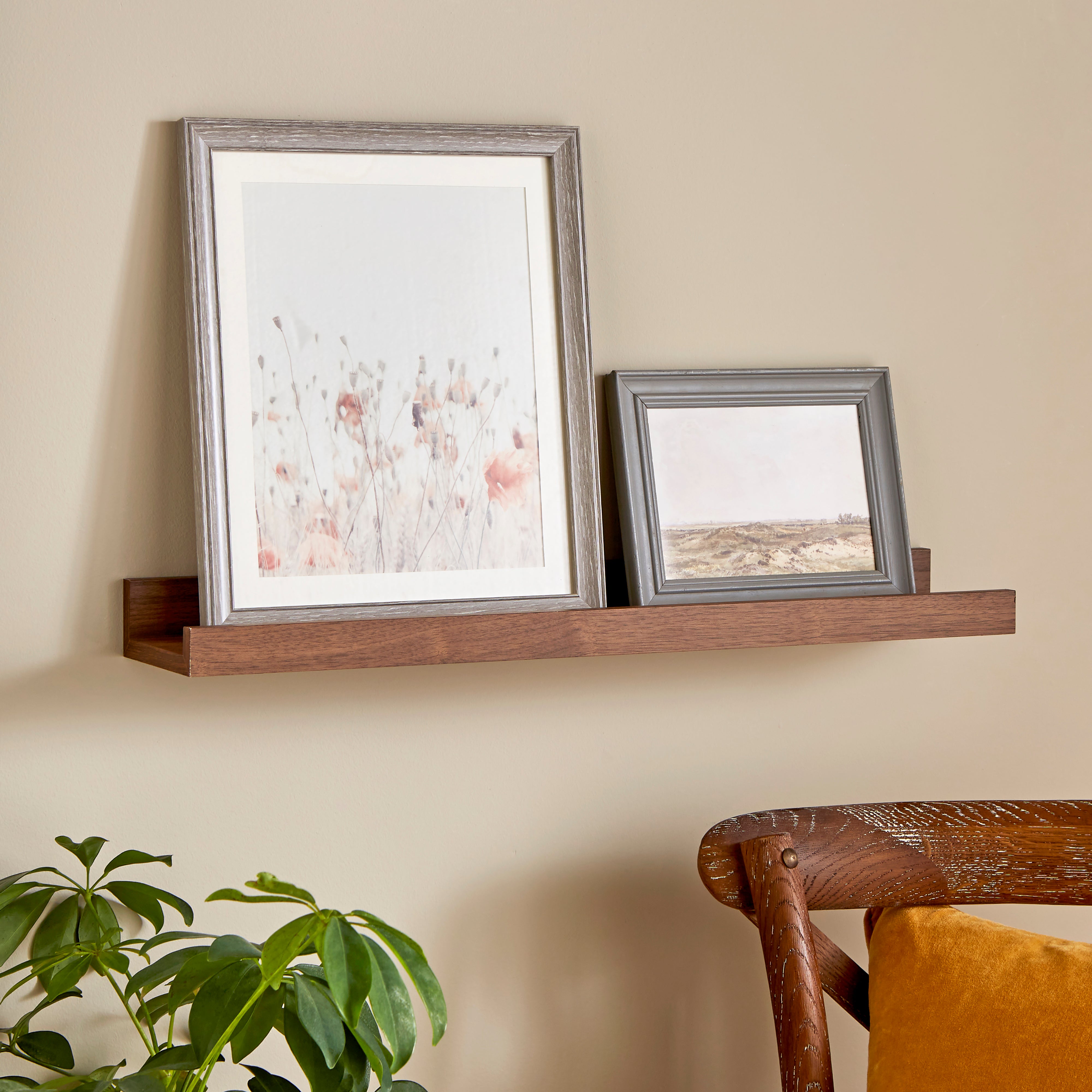 60cm Picture Ledge Brown Price Comparisons | Compare The Build