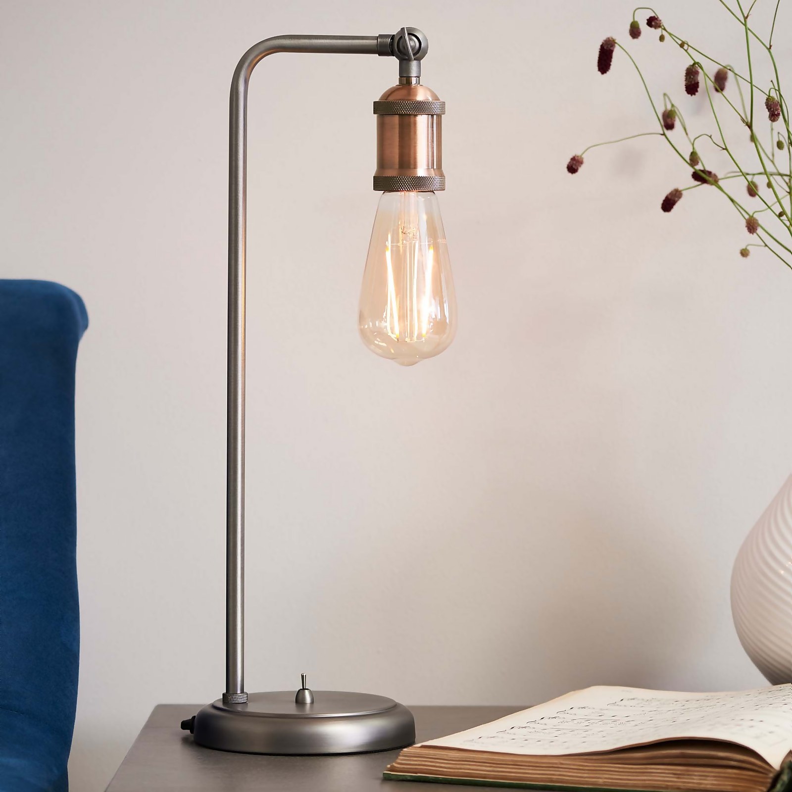 Henrik Table Lamp - Pewter Price Comparisons | Compare The Build