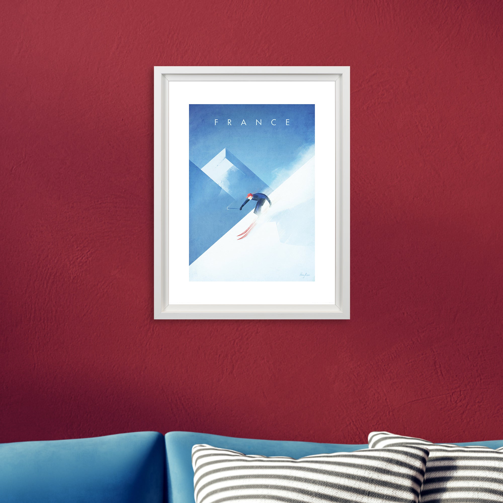 The Art Group France Framed Print Blue Price Comparisons | Compare The Build