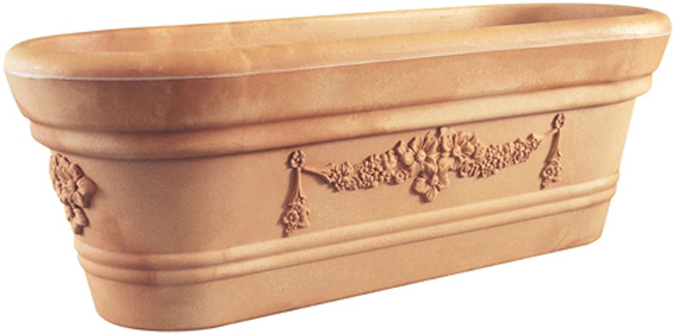 Sankey Catania Rectangular Plastic Terracotta Ceramic Effect Trough (H)440mm Price Comparisons | Compare The Build