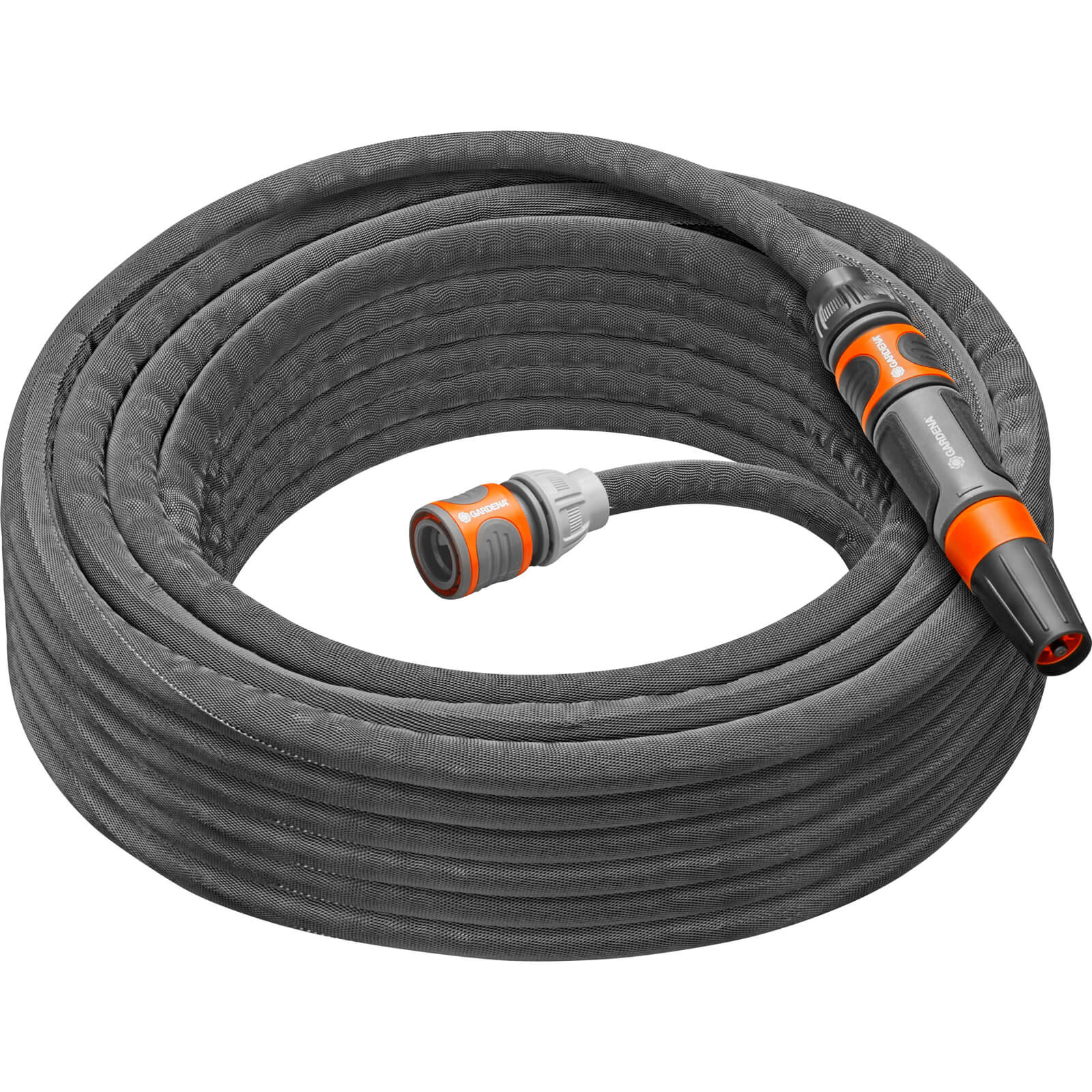 Gardena Liano LIFE Textile Hose Pipe Set 1/2" / 12.5mm 15m Grey Price Comparisons | Compare The Build