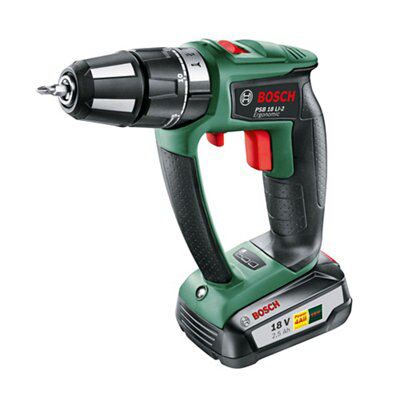 Bosch 18V 2.5Ah Li-Ion Cordless Combi Drill 1 Battery Psb 18 Li 2 | Compare The Build