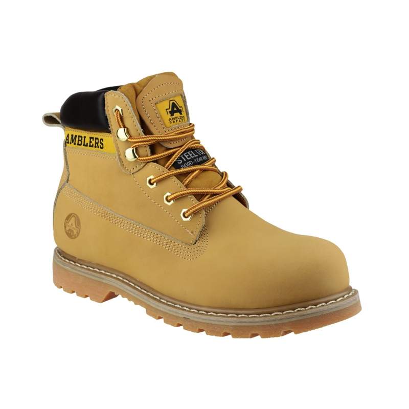 Steel Toe Cap Safety Boots in Honey FS7 by Amblers - Size 4 to 13 Price Comparisons | Compare The Build