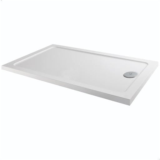 Podium Low Profile Rectangular Anti Slip Shower Tray 1700 x 700mm with Waste Price Comparisons | Compare The Build