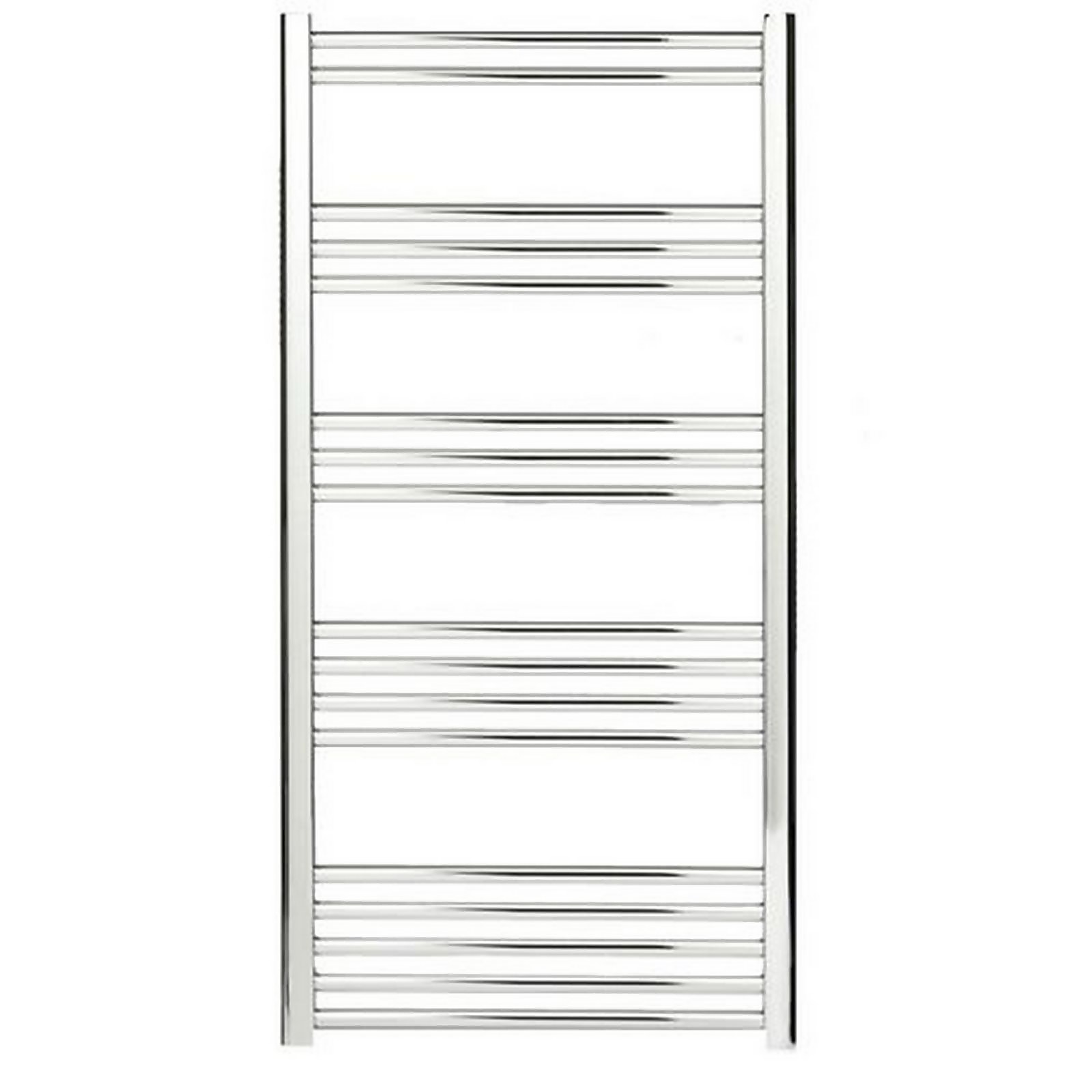 Bathstore Hamilton Chrome Curved Radiator 1200 x 400 Price Comparisons | Compare The Build