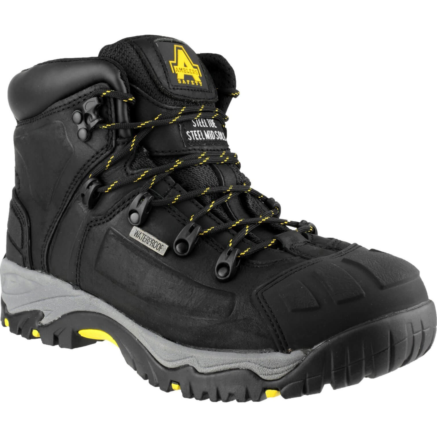 Amblers Mens Safety FS32 Waterproof Safety Boots Black Size 6.5 Price Comparisons | Compare The Build