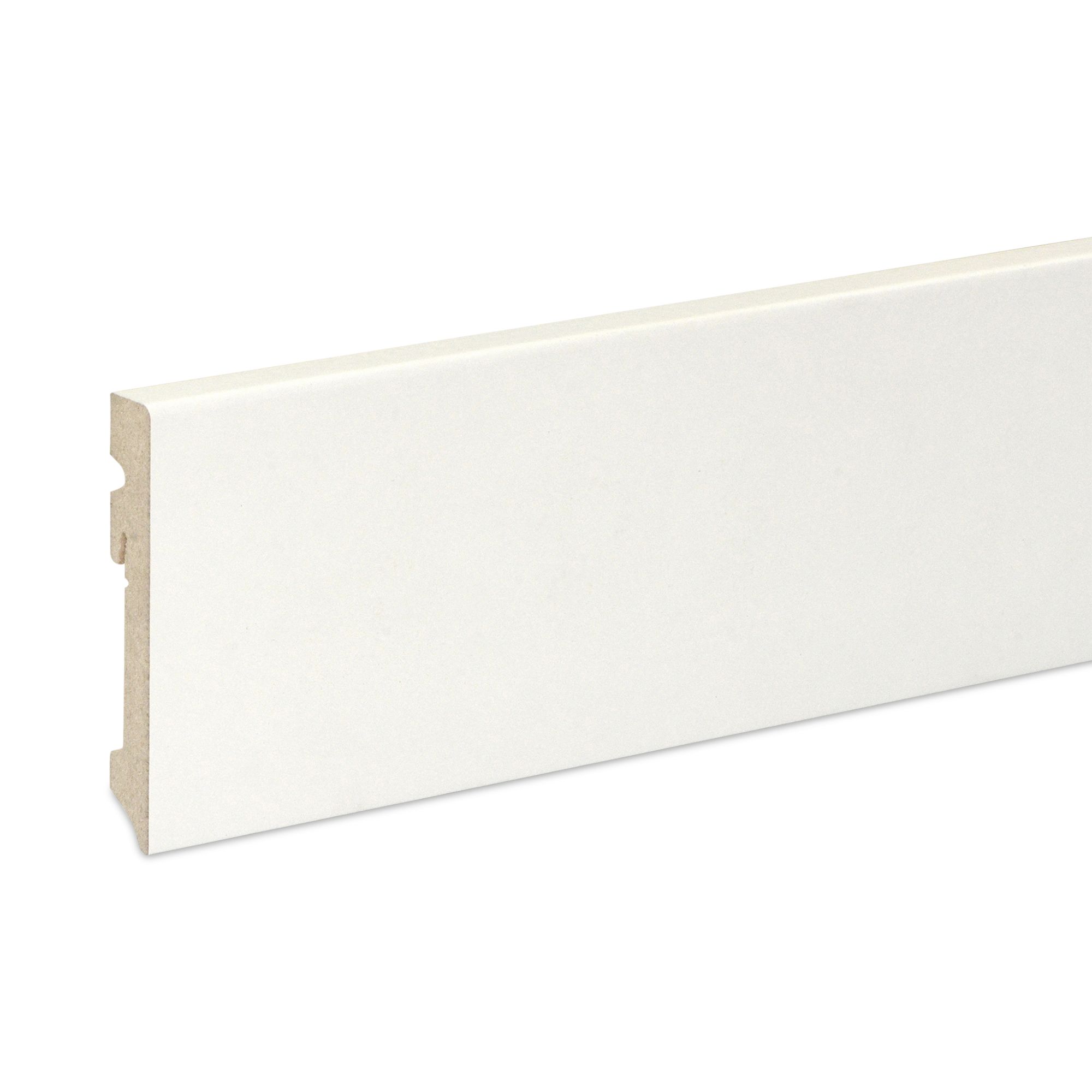 GoodHome White MDF Skirting board (L)2.2m (W)100mm (T)16mm 1.73kg Price Comparisons | Compare The Build