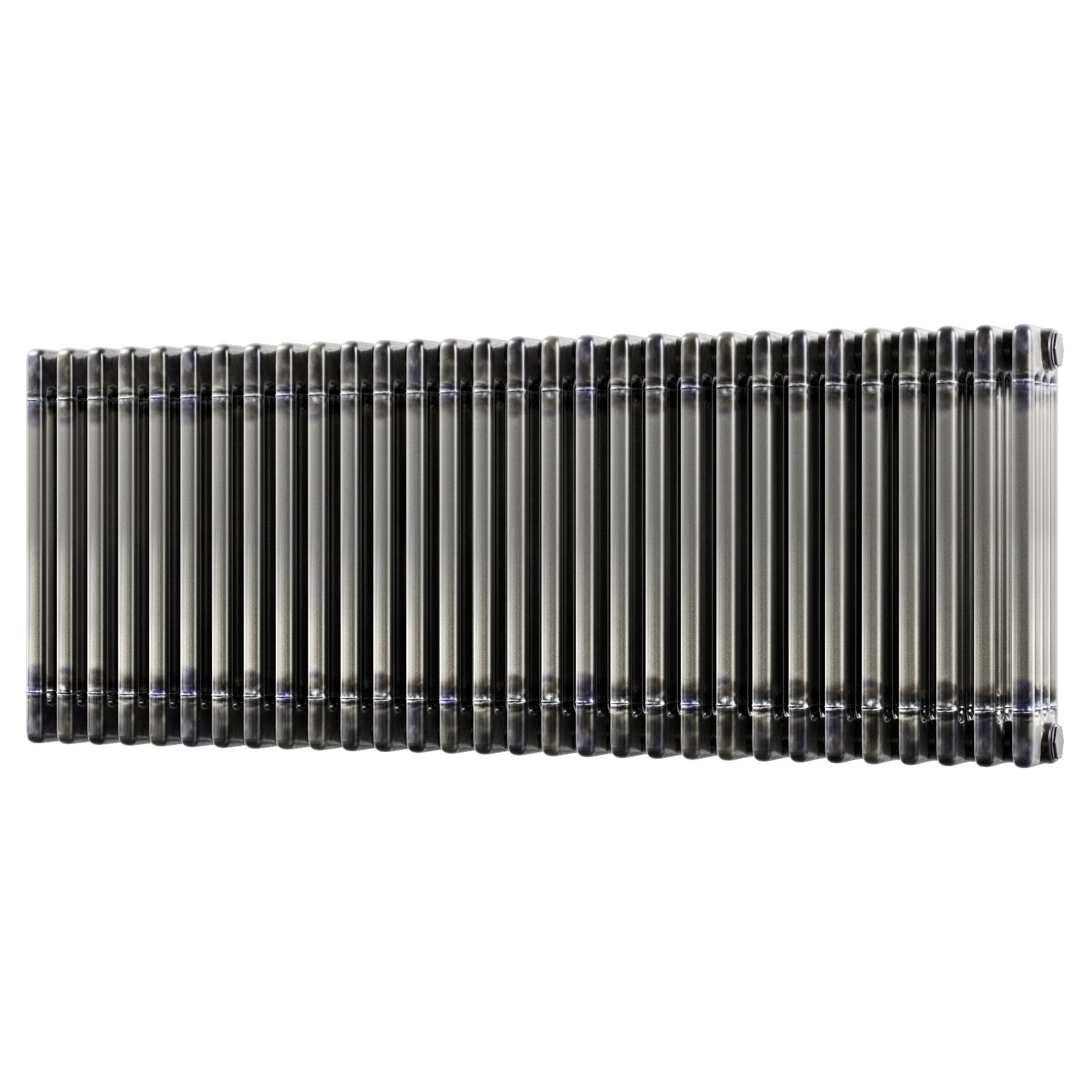 Trade Direct 4 Column Horizontal Radiator, Raw Metal, 500mm x 1340mm | Compare The Build