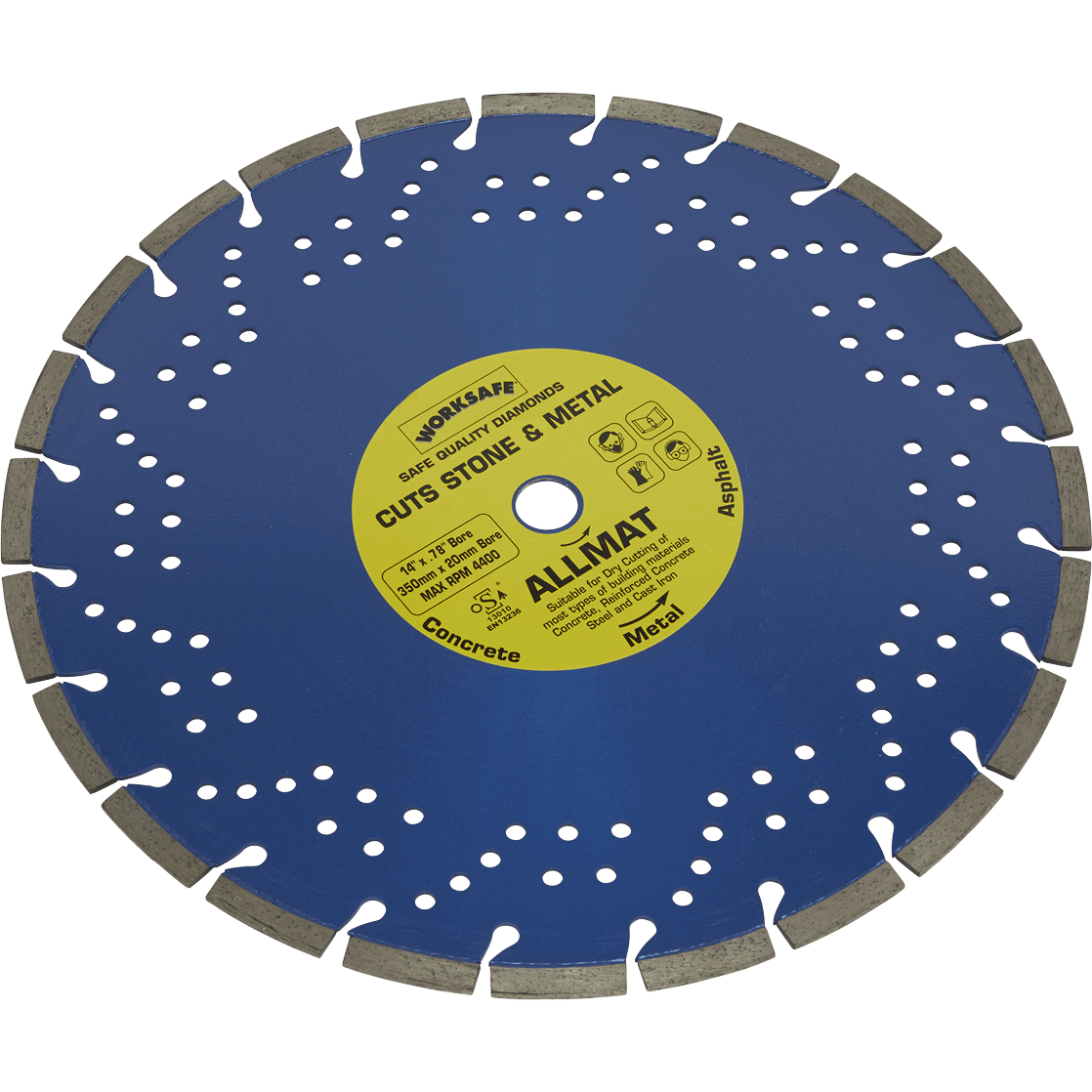 Sealey Platinum Allmat Diamond Blade for Stone and Metal 350mm 20mm Price Comparisons | Compare The Build