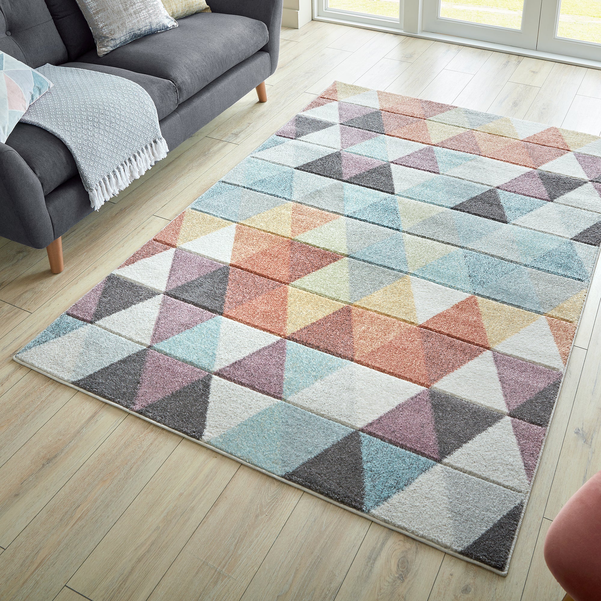 Eliza Multicoloured Rug MultiColoured Price Comparisons | Compare The Build