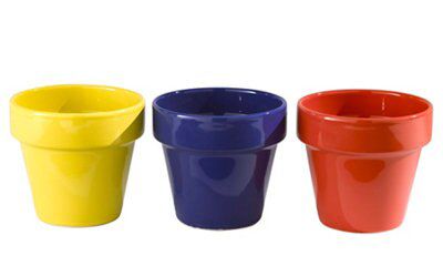 Nurgul Red, Blue & Yellow Plant Pot (Dia)100Cm | Compare The Build