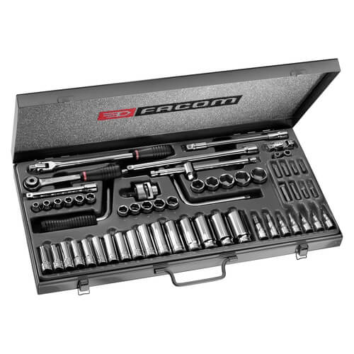 Facom J.451EP 58 Piece 3/8" Drive Socket and Bit Set Metric 3/8" Price Comparisons | Compare The Build