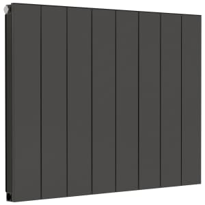 Towelrads Anthracite Grey Ascot Single Horizontal Designer Radiator - 600 x 817mm Price Comparisons | Compare The Build