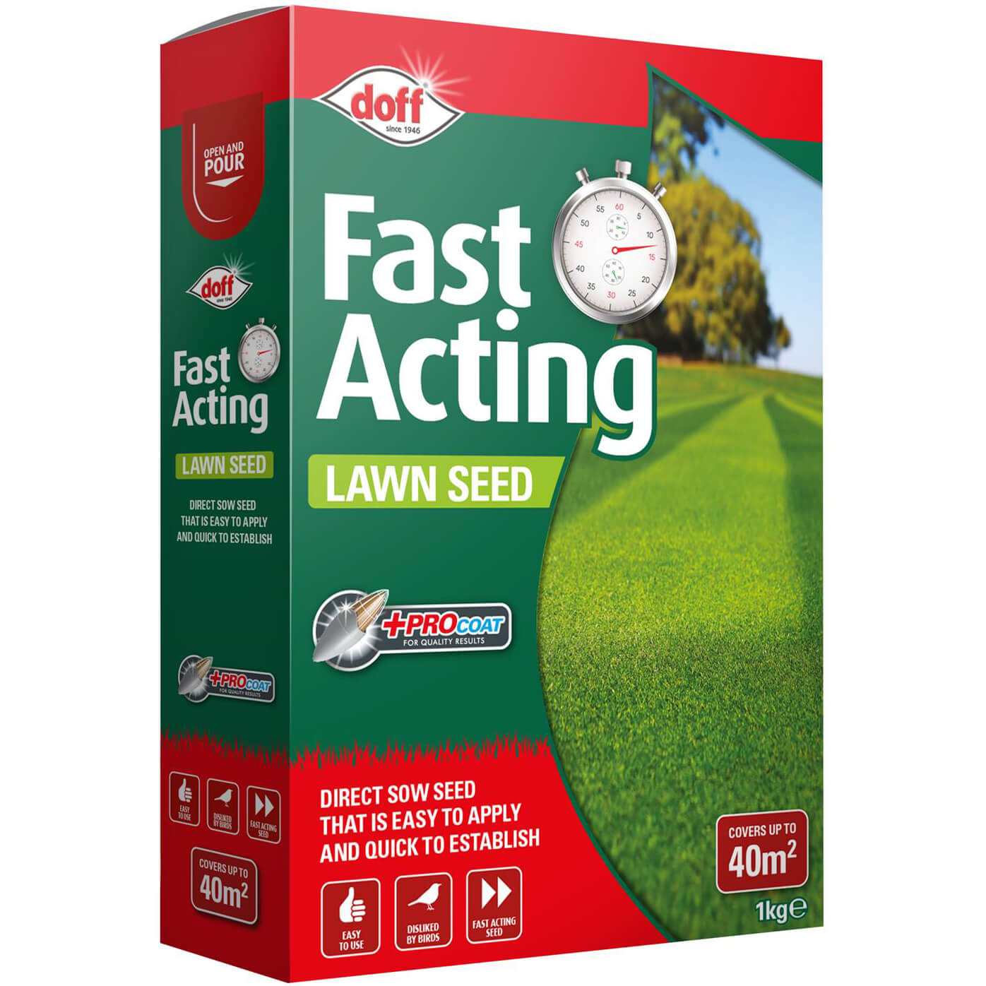 Doff Fast Growing Lawn Seed 1kg Price Comparisons | Compare The Build