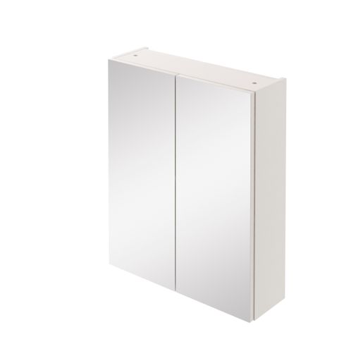iflo Trapini Mirrored Door Wall Unit Cashmere 600 mm x 720 mm x 190 mm, 2 Doors, 526805 Price Comparisons | Compare The Build