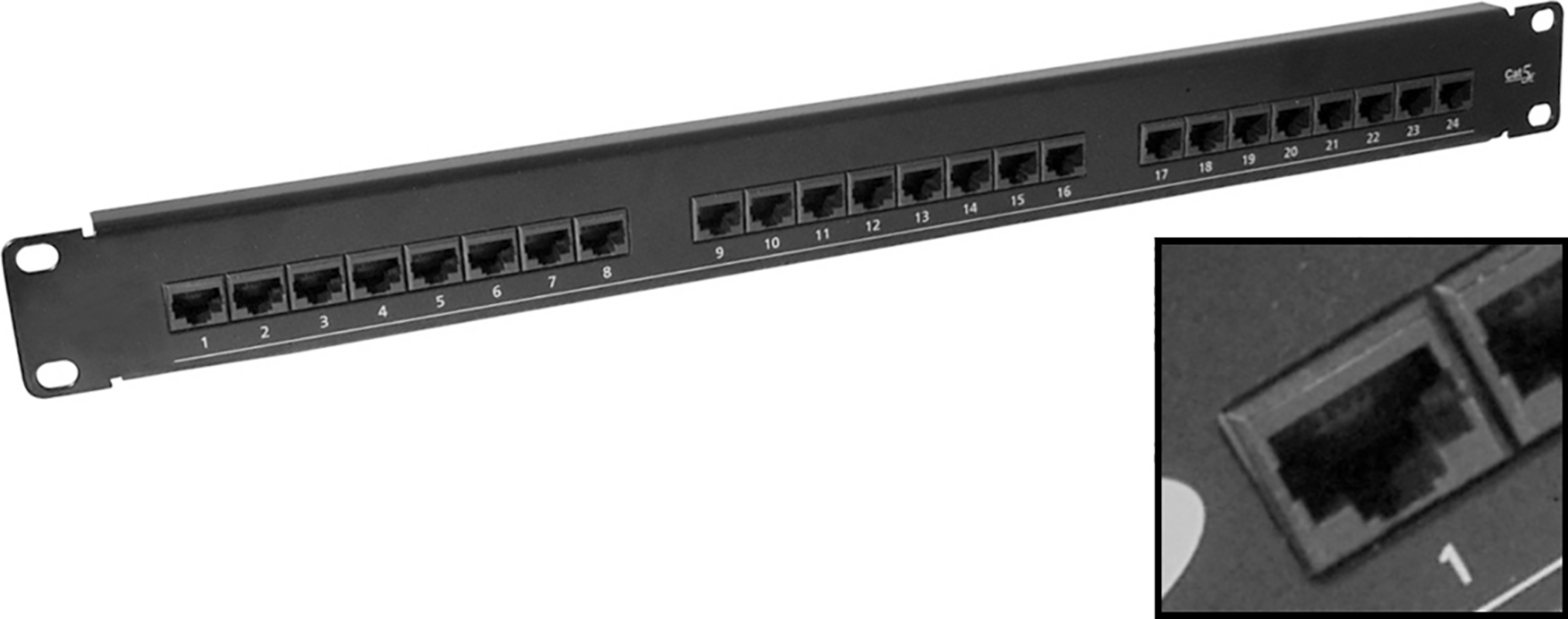 Ced CAT5E Patch Panel 19in 24 Port Multi Price Comparisons | Compare The Build