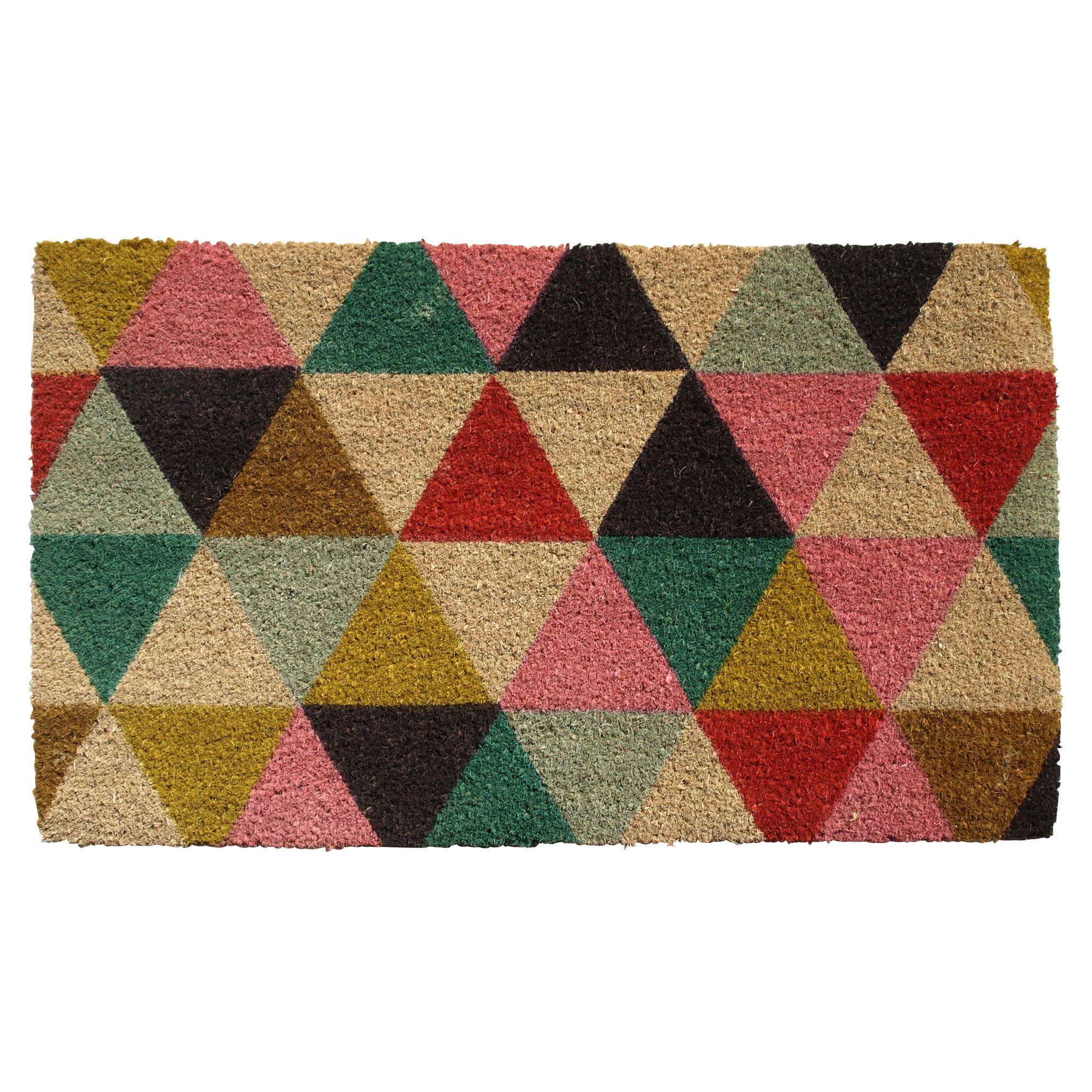 Colours Lami Multicolour Geometric Door Mat, 75Cm X 45Cm Price Comparisons | Compare The Build