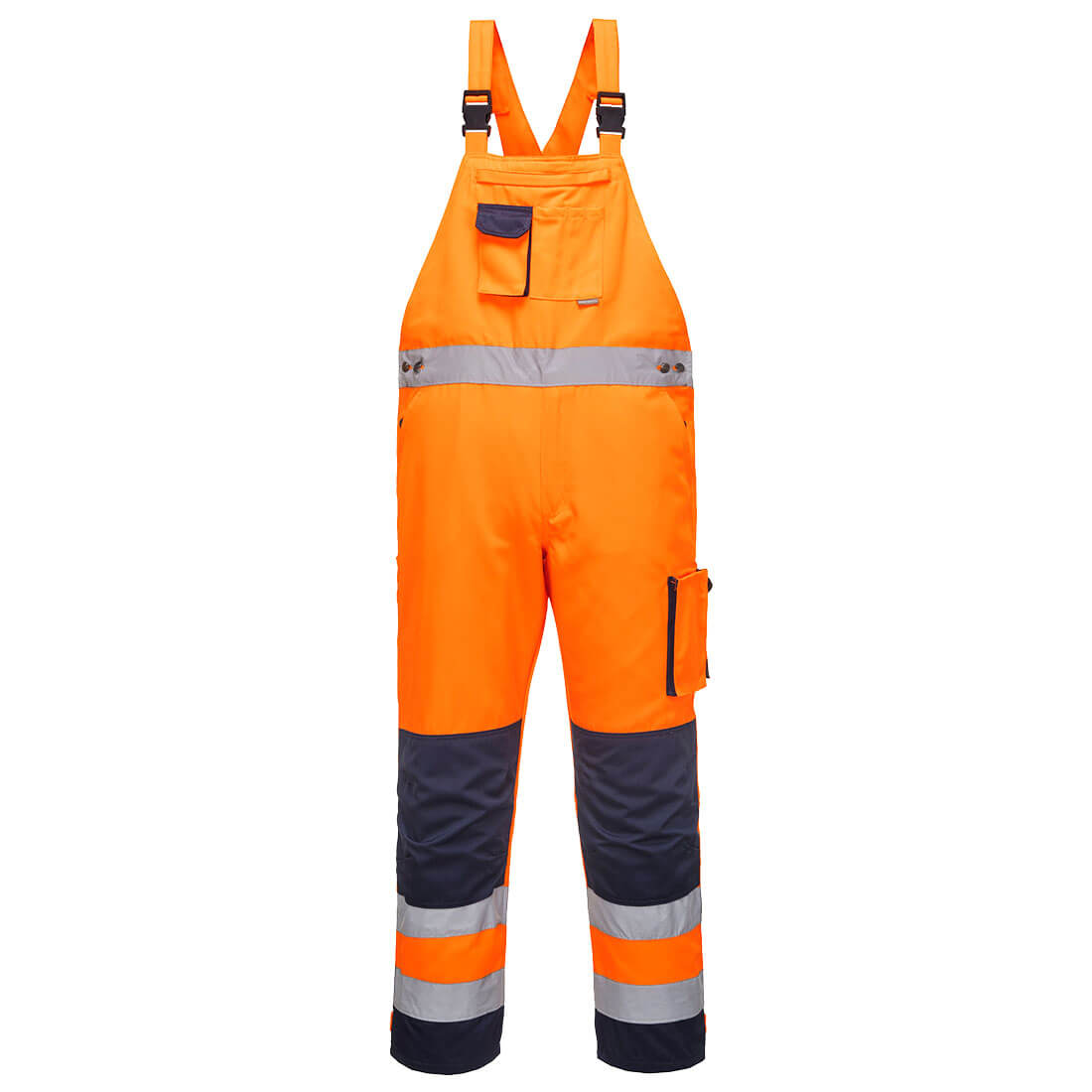 Portwest Dijon Hi Vis Bib and Brace Orange / Navy S Price Comparisons | Compare The Build