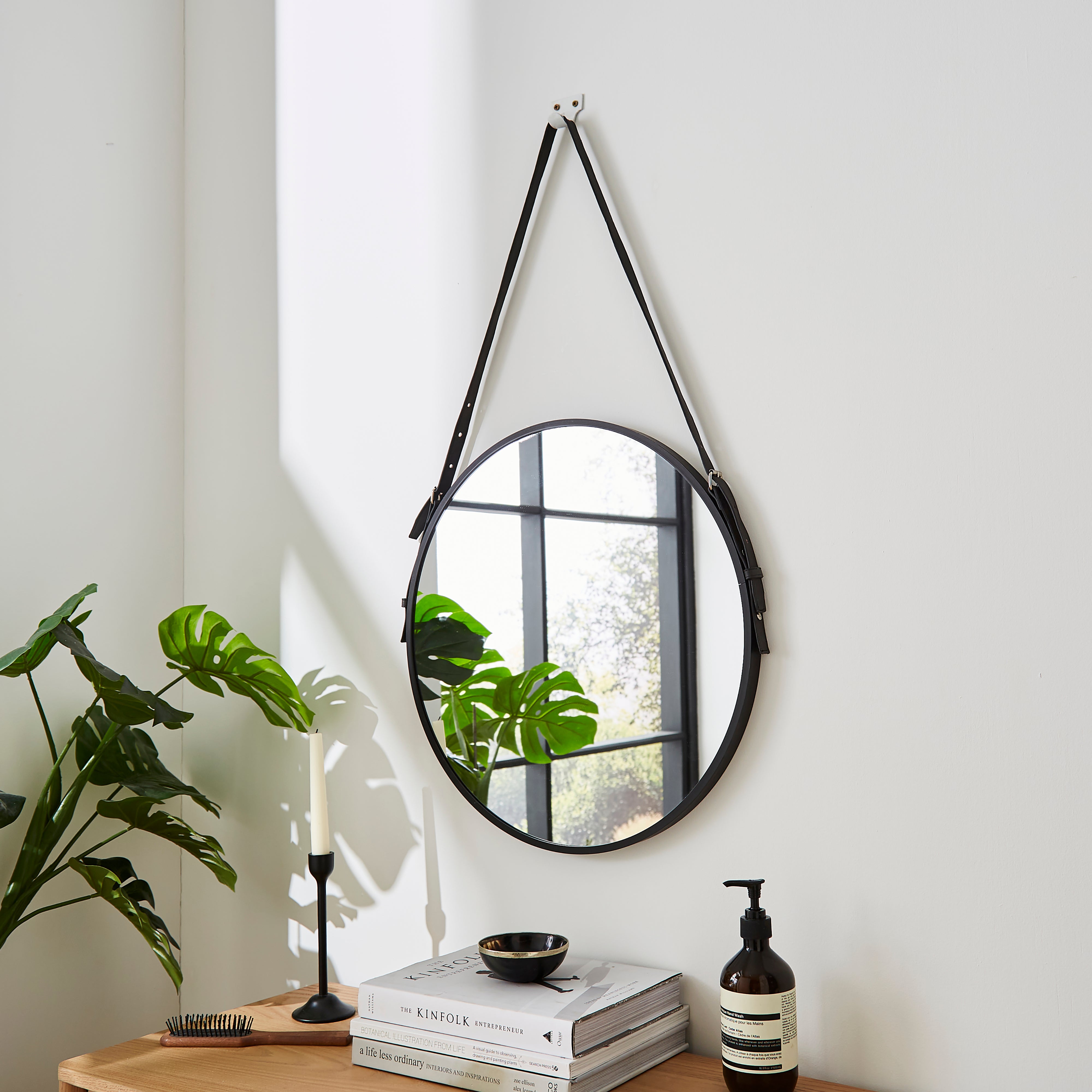 Hanging Mirror 50cm Black Price Comparisons | Compare The Build