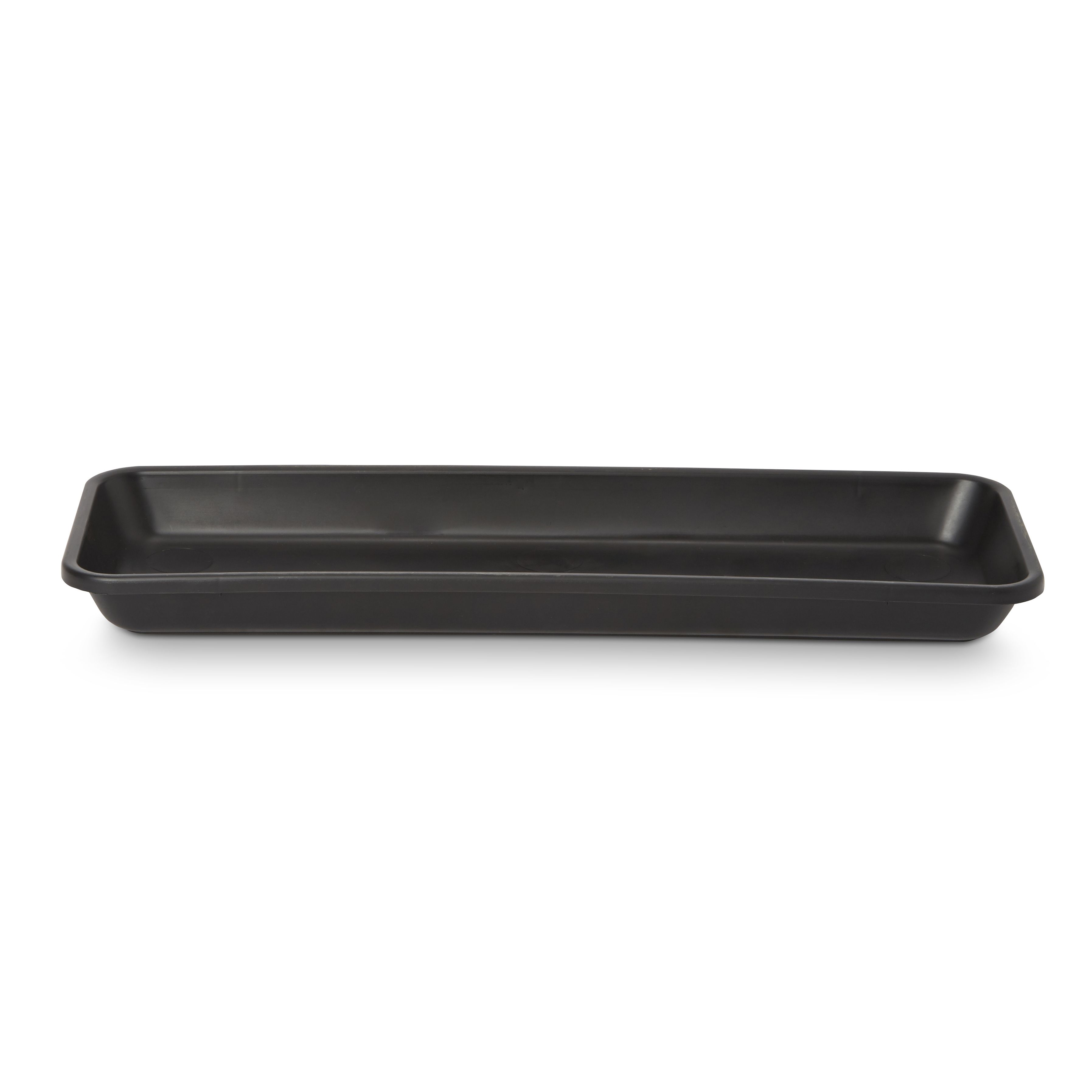 Blooma Florus Black Tray (L)45Cm Price Comparisons | Compare The Build