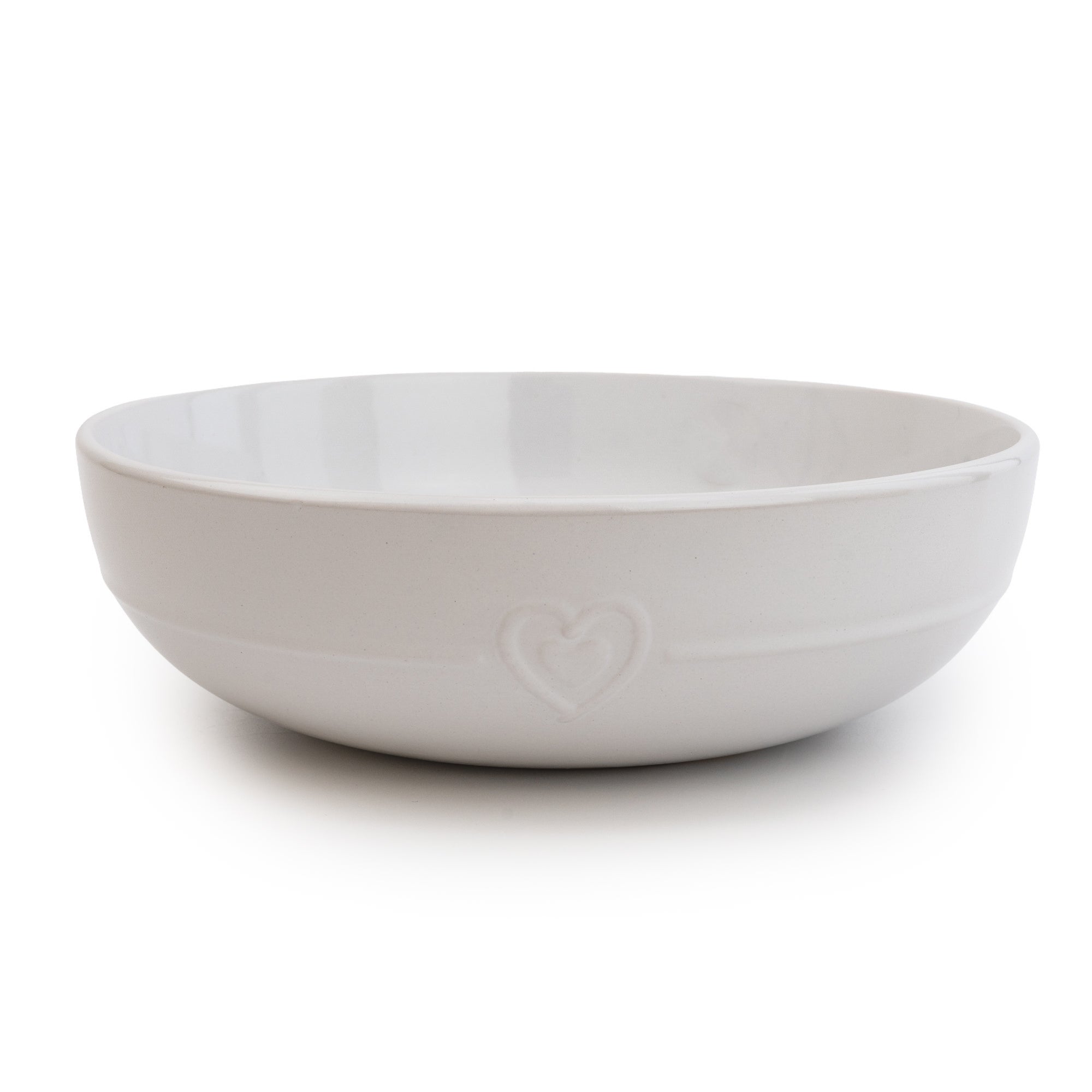 Hearts White Serving Bowl White Price Comparisons | Compare The Build