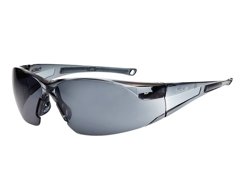 Bolle Safety BOLRUSHPSF RUSH Safety Glasses - Smoke Price Comparisons | Compare The Build