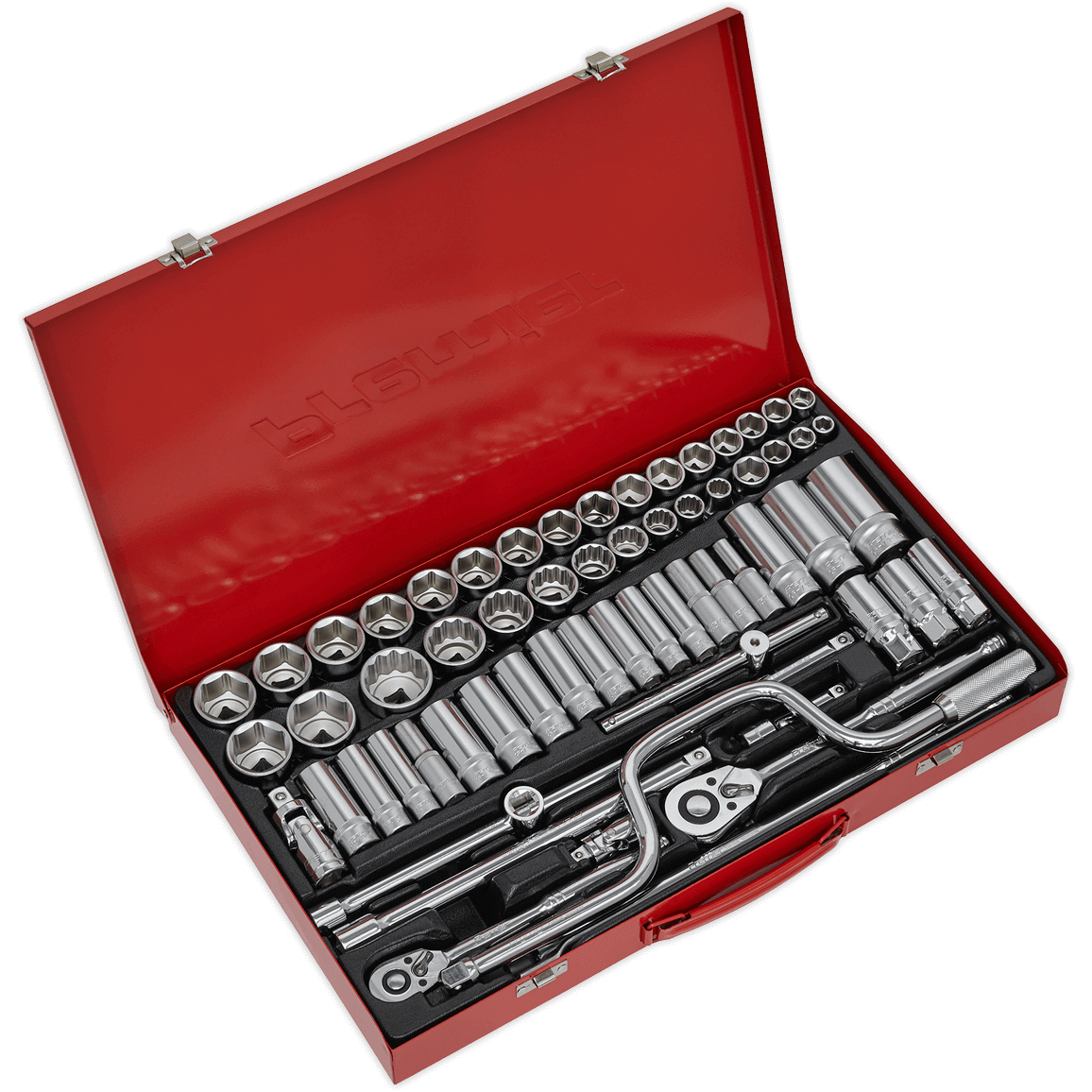 Sealey 64 Piece Combination Drive Hexagon WallDrive Socket Set Metric and Imperial Combination Price Comparisons | Compare The Build